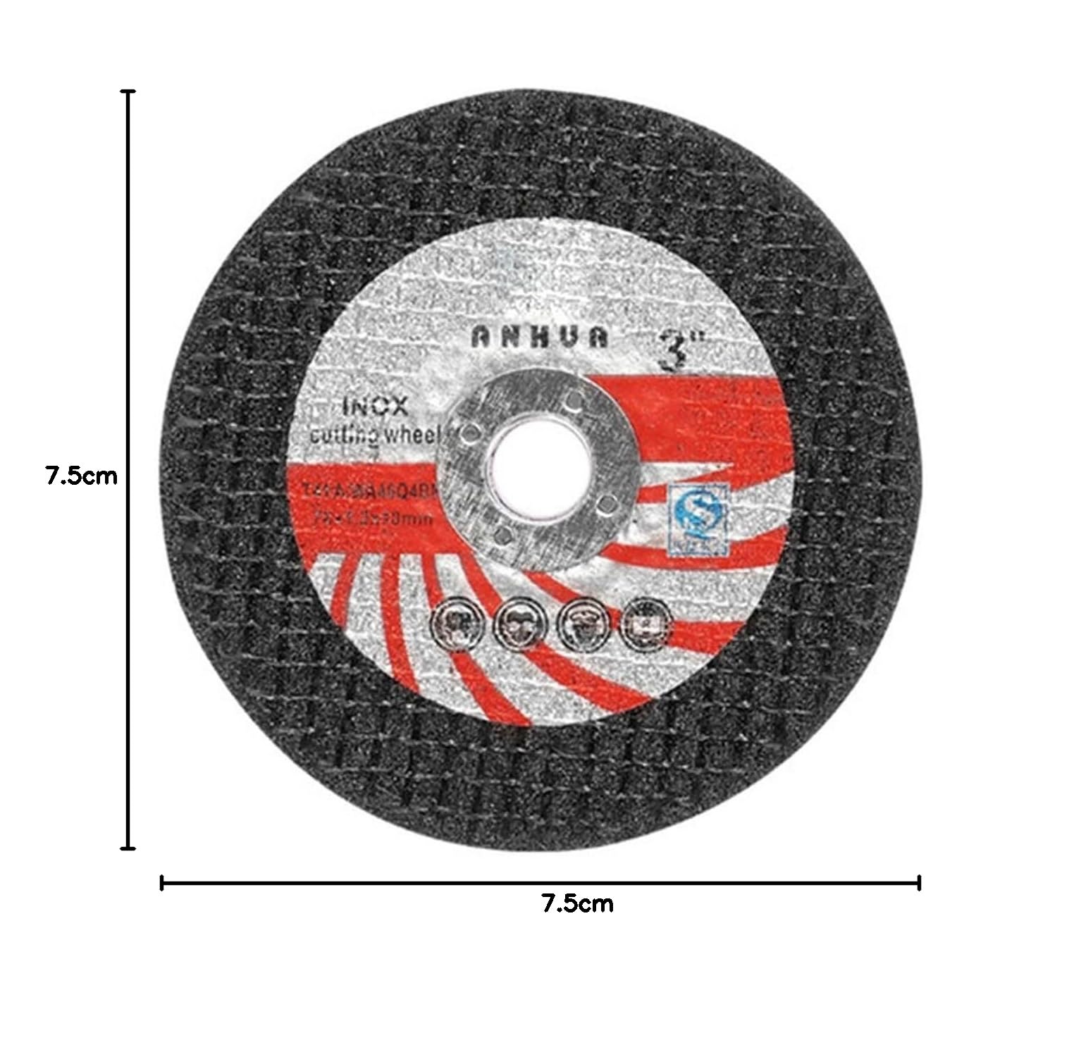 Tarcze Polerskie, Tarcze Listkowe 75 Mm Tarcza Tnąca Drewno Metalowe Brzeszczoty Do Pił Tarczowych Płaskie Ściernice Listkowe Podkładki Szlifierskie/Cutting Disc