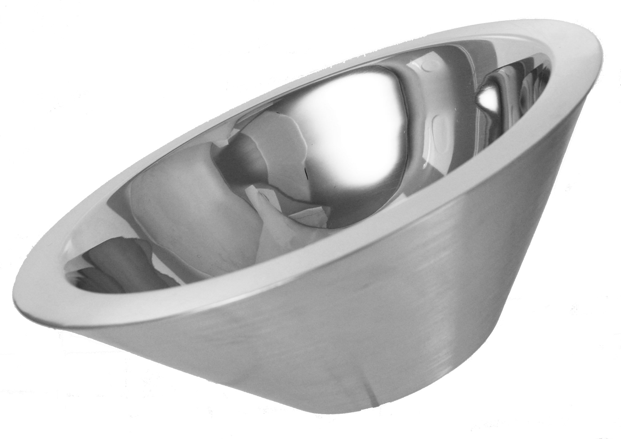 Buckingham Stylish Double Wall Stainless Steel Fruit Salad Bowl Diameter 34 cm, Silver