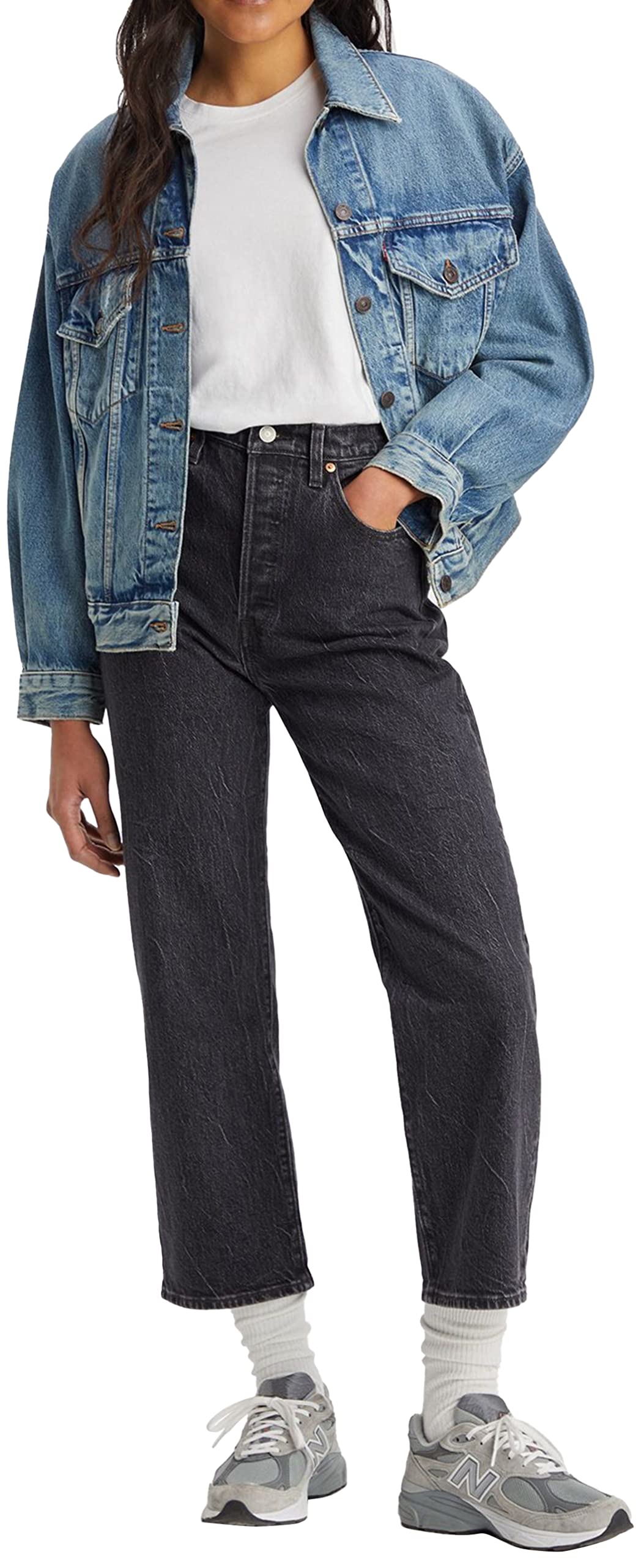 Levi's Damen Ribcage Straight Ankle Jeans – Bild 6