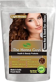 1 Pack Light Brown Henna Hair & Beard Dye / Color - The Henna Guys
