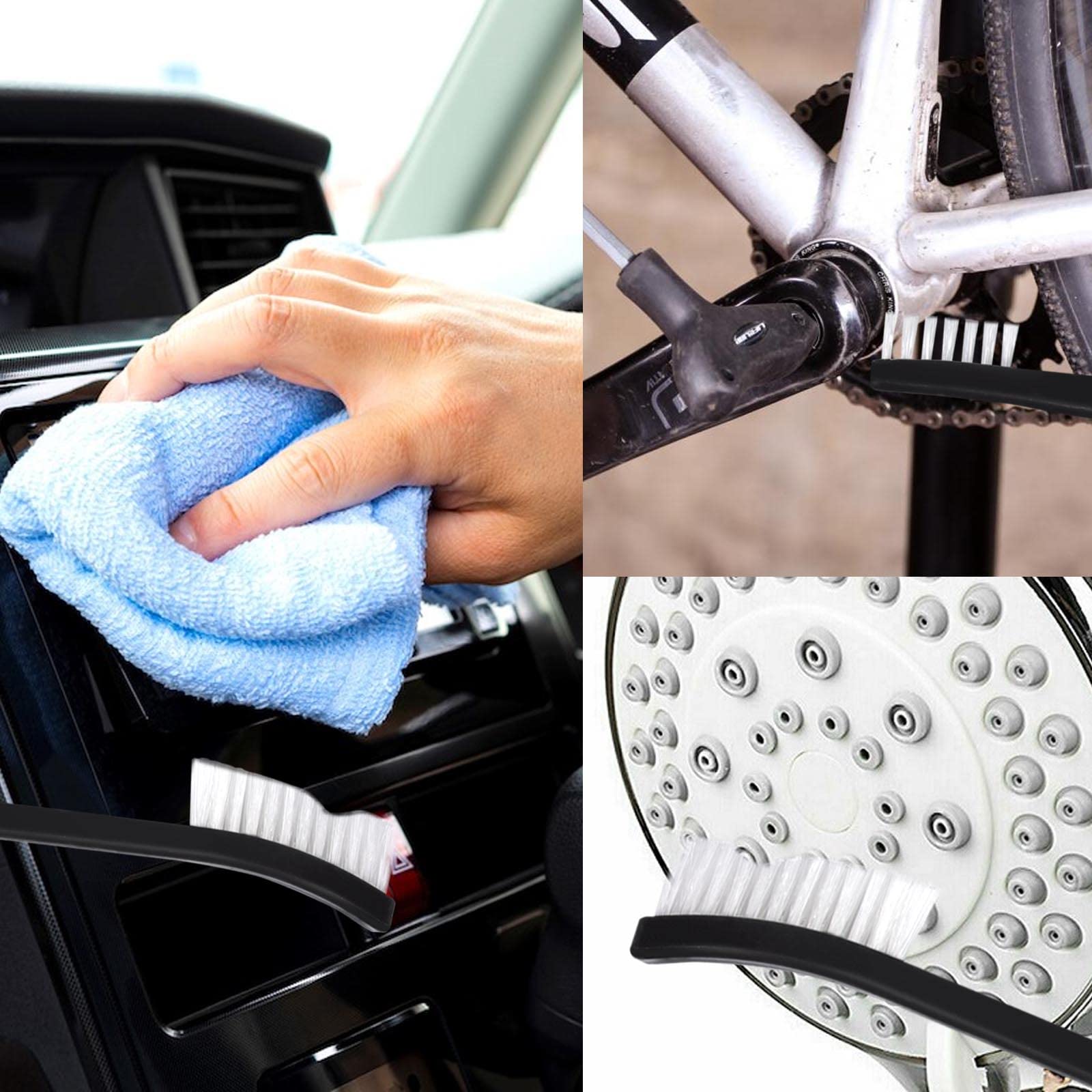 Brosses De Nettoyage à Poils Poignée Longue Poignée De Salle De Bain De