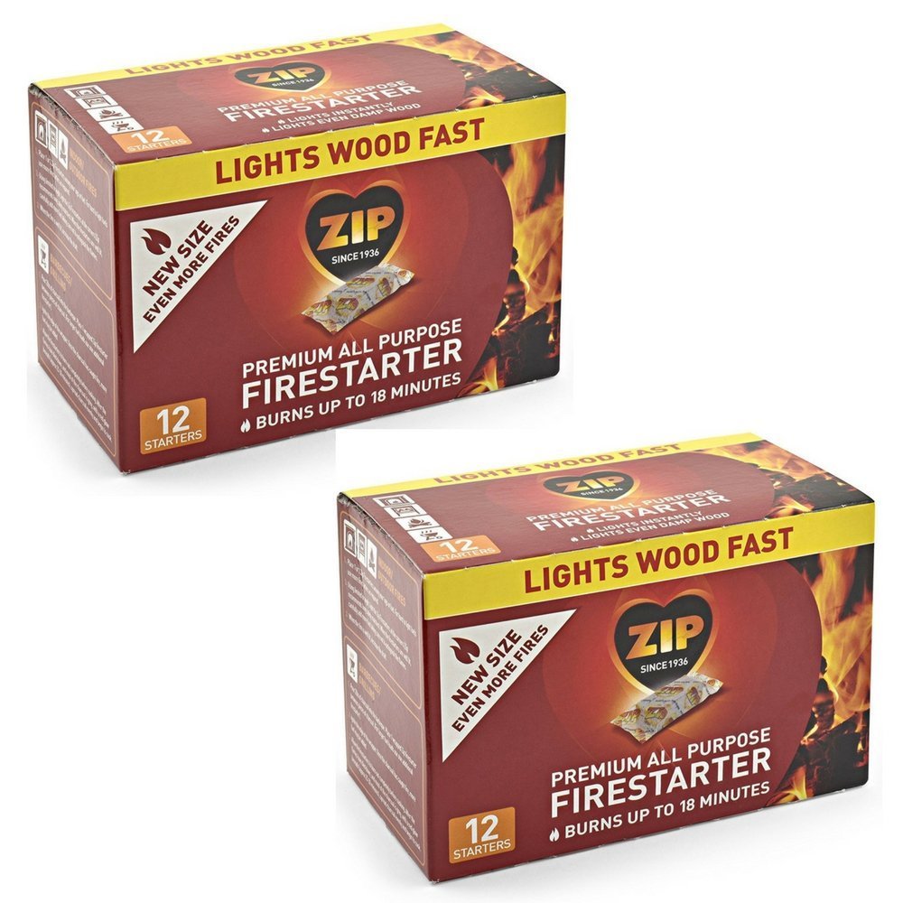 Amazon.com: Zip Premium All Purpose Wrapped Fire Starter 24 Pack