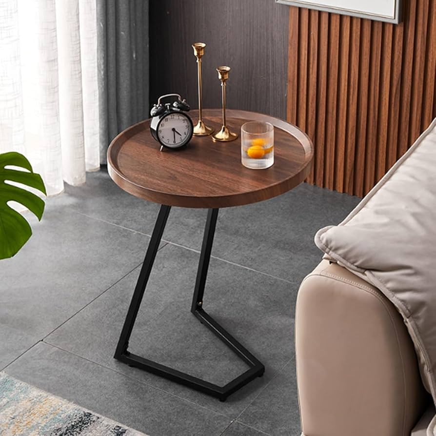 ウォールナット　サイドテーブル　ソファテーブル　一枚板　両耳付き 2018100600-thumb-300x300-3407.jpg