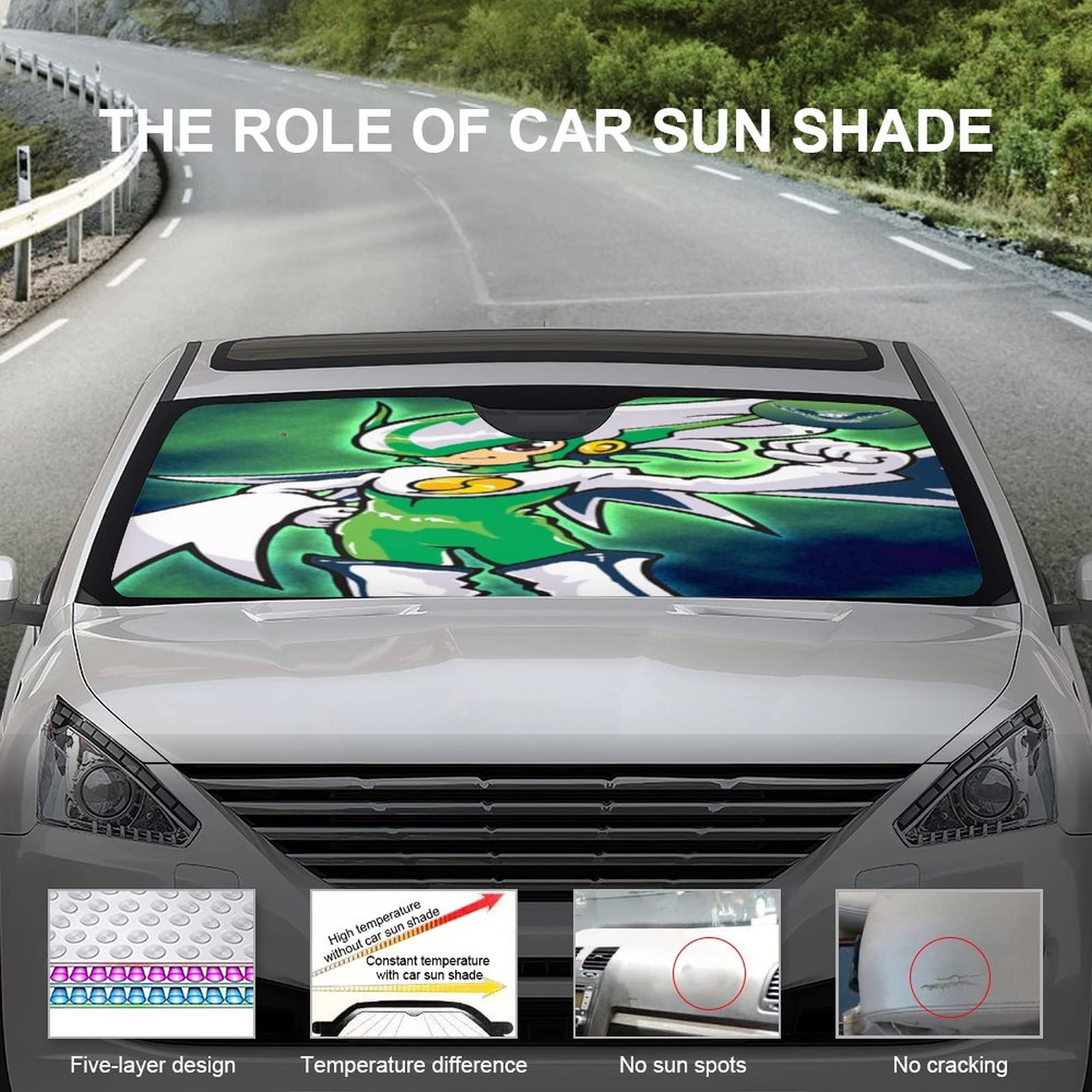 Amazon | ガイナーレ鳥取 車用サンシェード ゆるキャン フロント