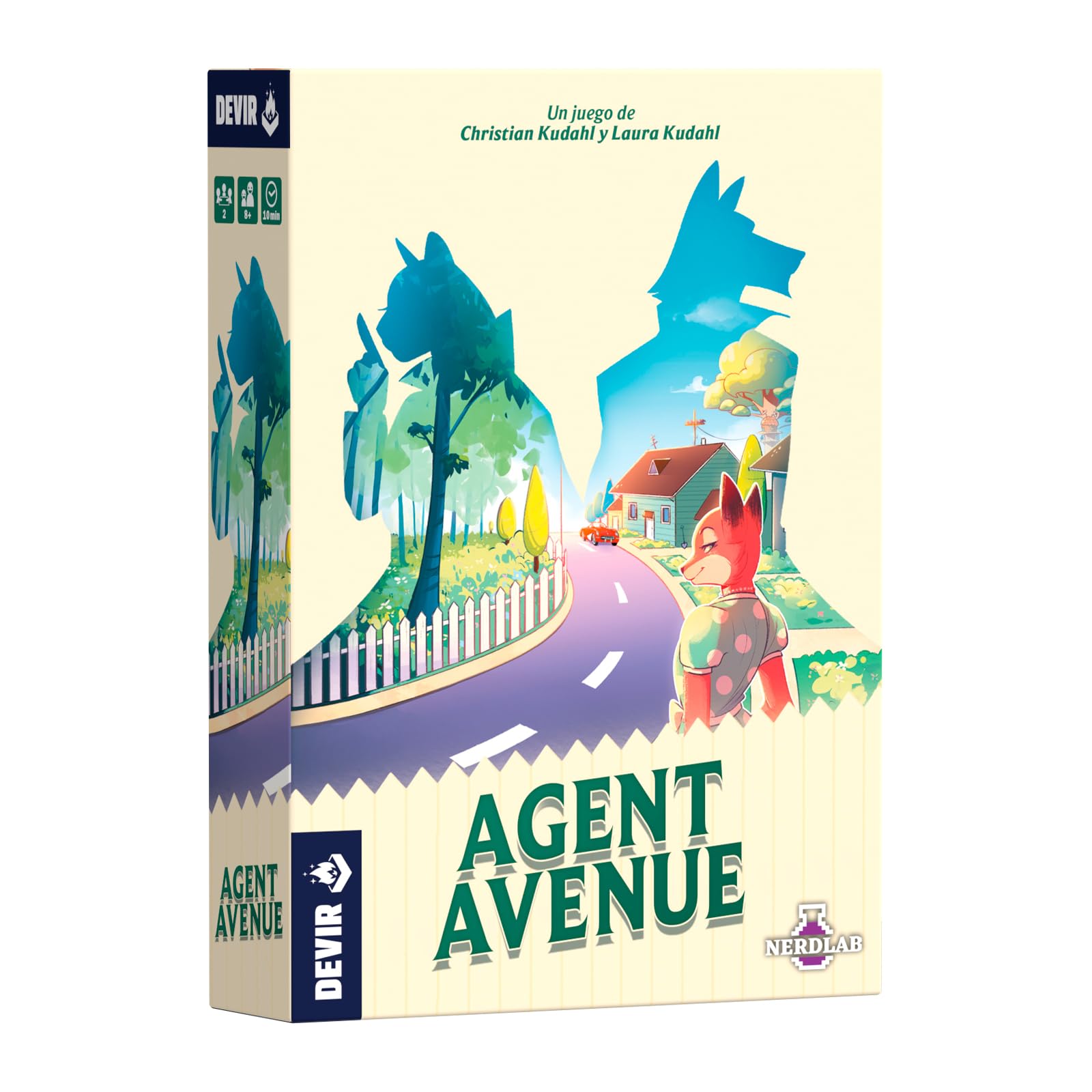 Devir Agent Avenue, board game, duel, game for two, fast game, from 8 years old (BGAAVES)
