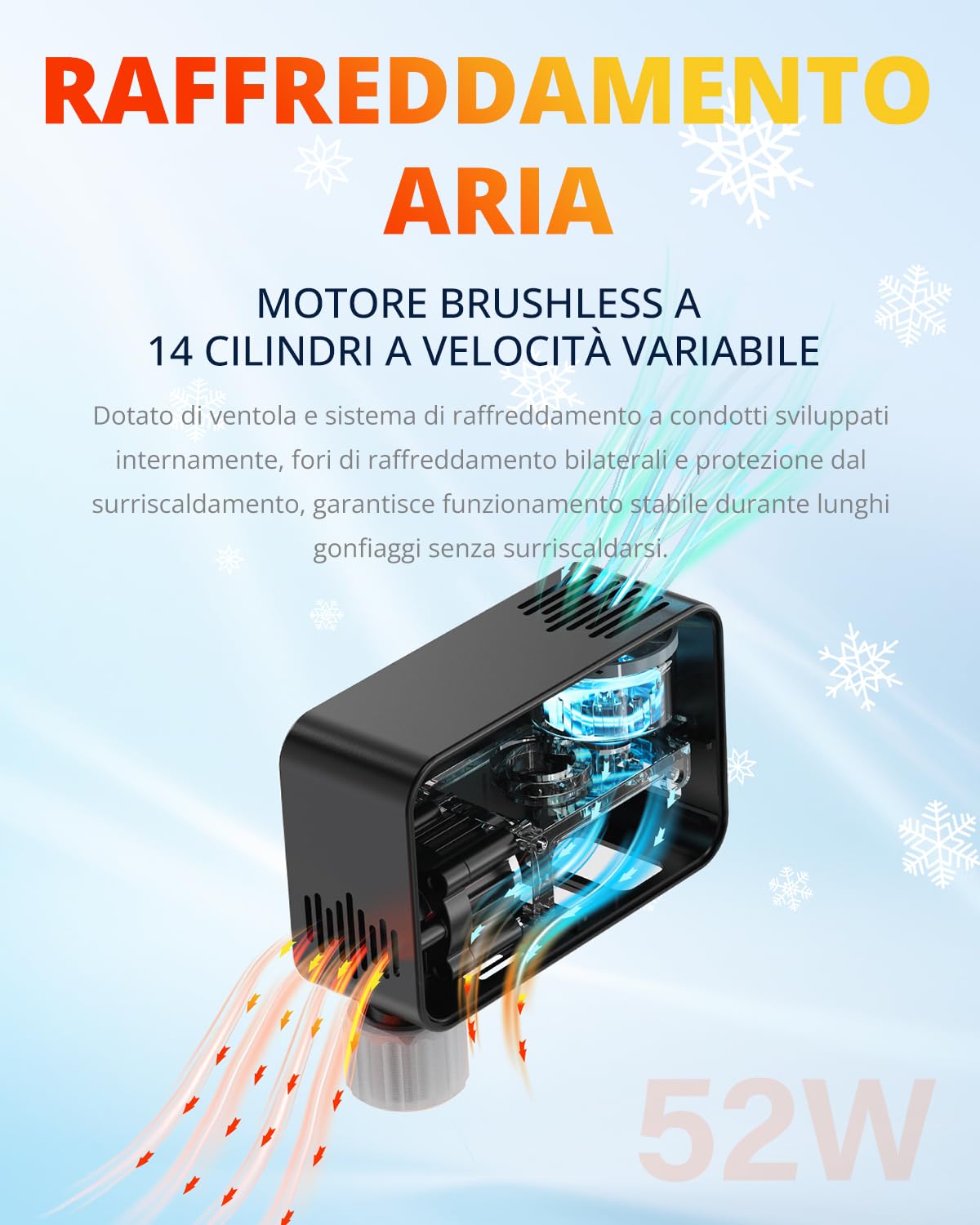 TOWILD A15 Pompa Elettrica per Bici 150PSI,Pompa Aria per Bicicletta Portatile Senza Fili con Spegnimento Automatico, Batteria 2×800mAh per 8 Gomme, Luce LED per Bici da Corsa e MTB