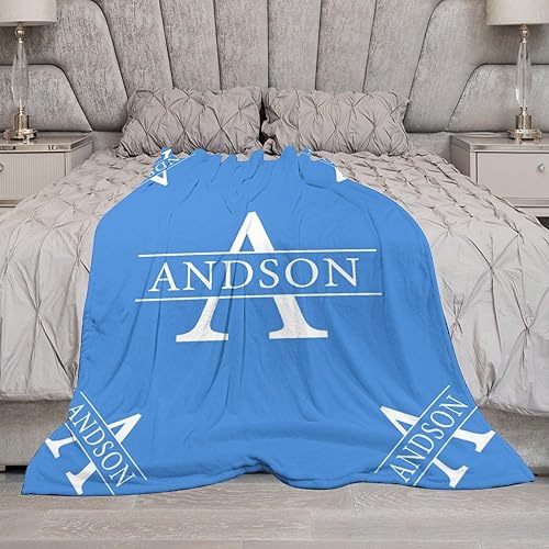 Miniatura 3 de Mantas personalizadas con nombre para niños y adultos, manta personalizada con nombre para niño y niña, manta personalizada de 50 x 60 pulgadas