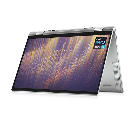 Dell Inspiron 13 2-en-1 7306 Intel Core i5-1135G7 EVO PC 13" Full HD Tactile Platinum Silver 8Go de RAM 512 Go SSD Intel Iris Xe UMA Graphics Windows 10 Home Clavier AZERTY Français rétroéclairé