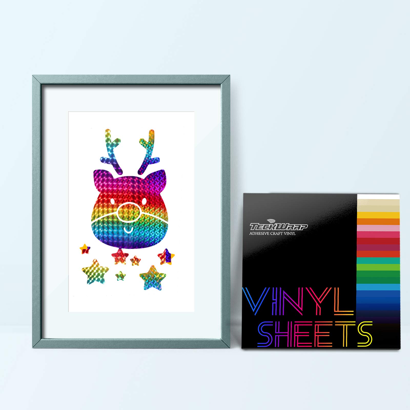 TECKWRAP Holographic Opal Chrome Vinyl Sheets 13 Colors - 12x12 Inch For Cricut, DIY Crafts, Decals - View #12