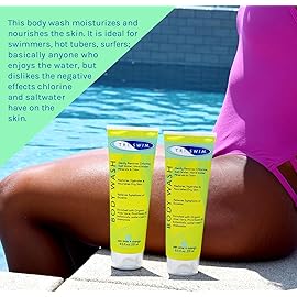 TRISWIM After Swim Chlorine Body Wash | Enriched with Aloe Vera, Watercress and Chamomile for Restoring, Hydrating, and Nourishing Skin | Relieves Dry and Itchy Skin | Perfect for Swimmers | Pack of 2