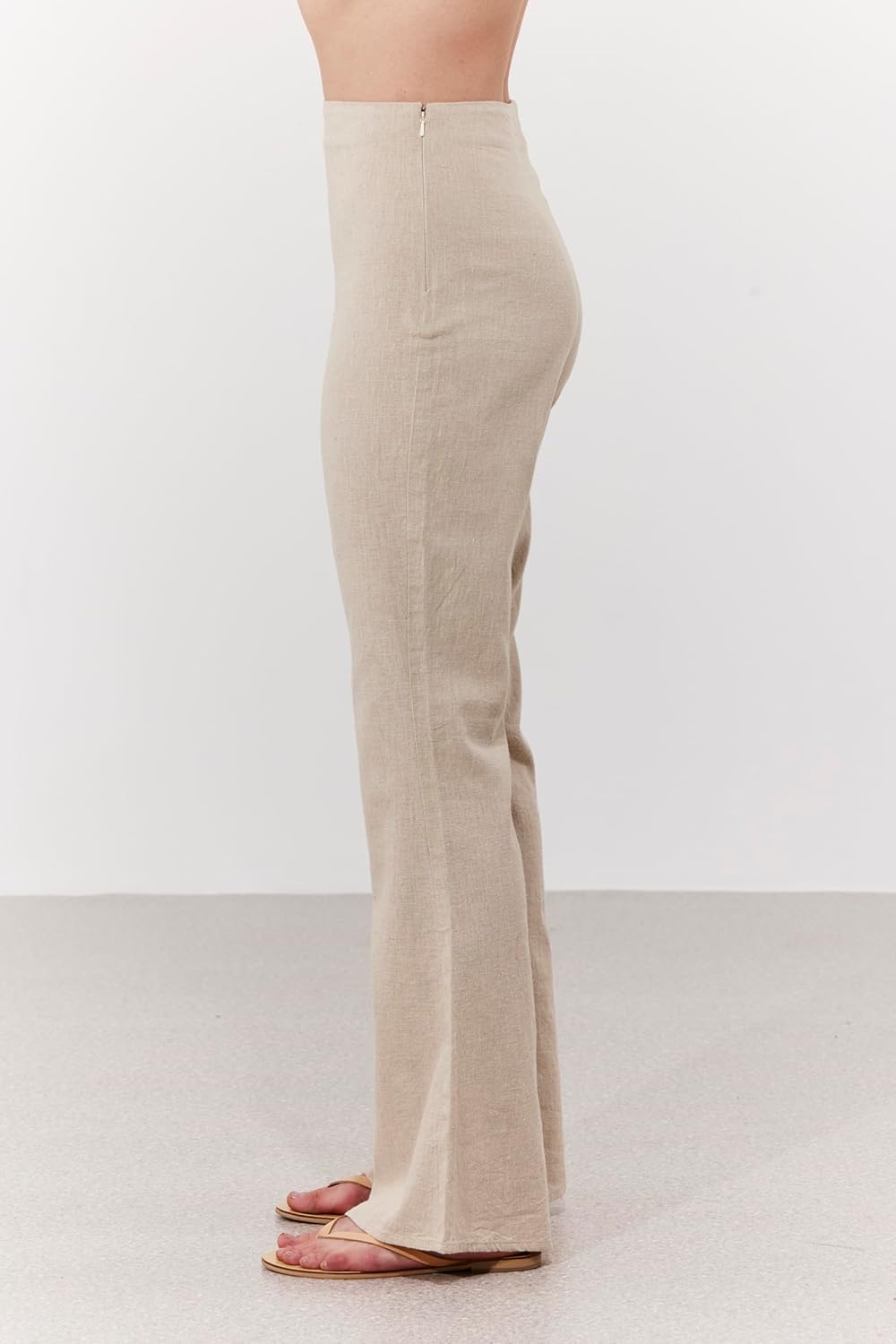 Gottex Beach Life Terra High Waist Beach Pant Cover-Up - Fit & Flare, Side Zip Closure, Pairs with Our Terra Top Collection