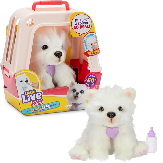 LLP My Really Real Puppy de Little Live Pets: Luna la Samoyedo