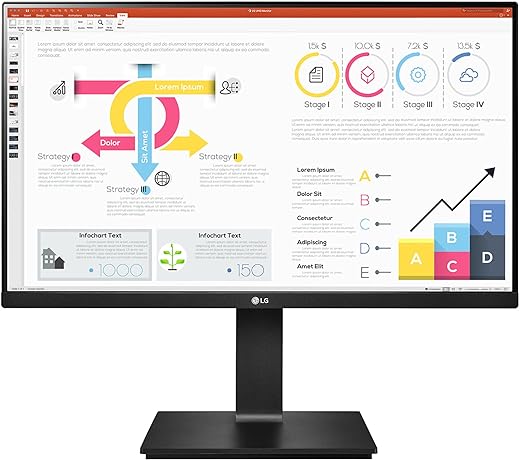 (Renewed) LG 24 inch (60.45 cm) QHD (2K) 2560 x 1440, IPS-sRGB 99%, Height Adjust, Pivot (2Way), Swivel, Tilt, USB-C (65W PD) Display Port, HDMI,…