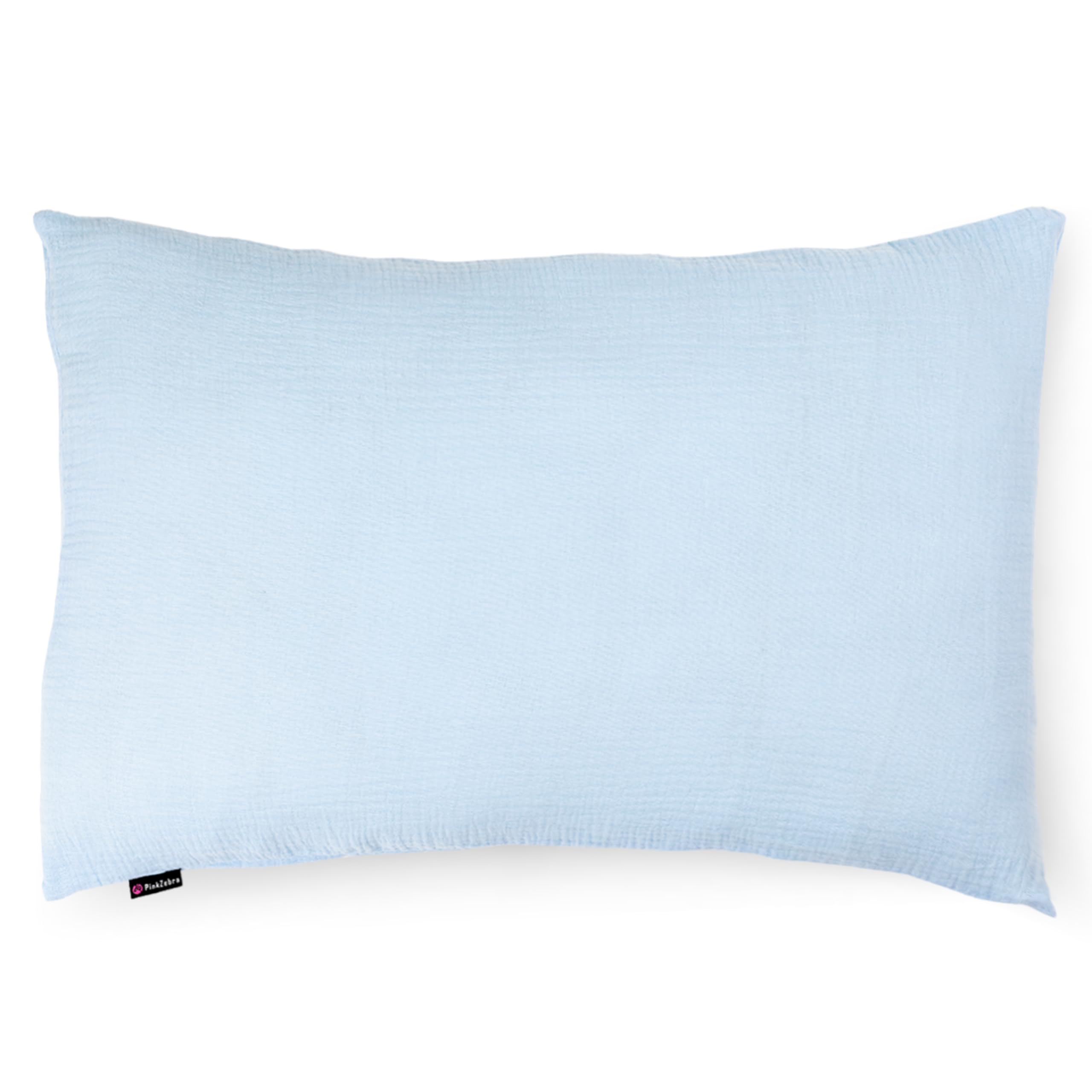 Federa In Mussola Organica 25x50 Cm | Cotone GOTS, Cerniera, Made In EU