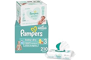 Pack Up to a Month of Diapers & Wipes with Pampers Diapers...