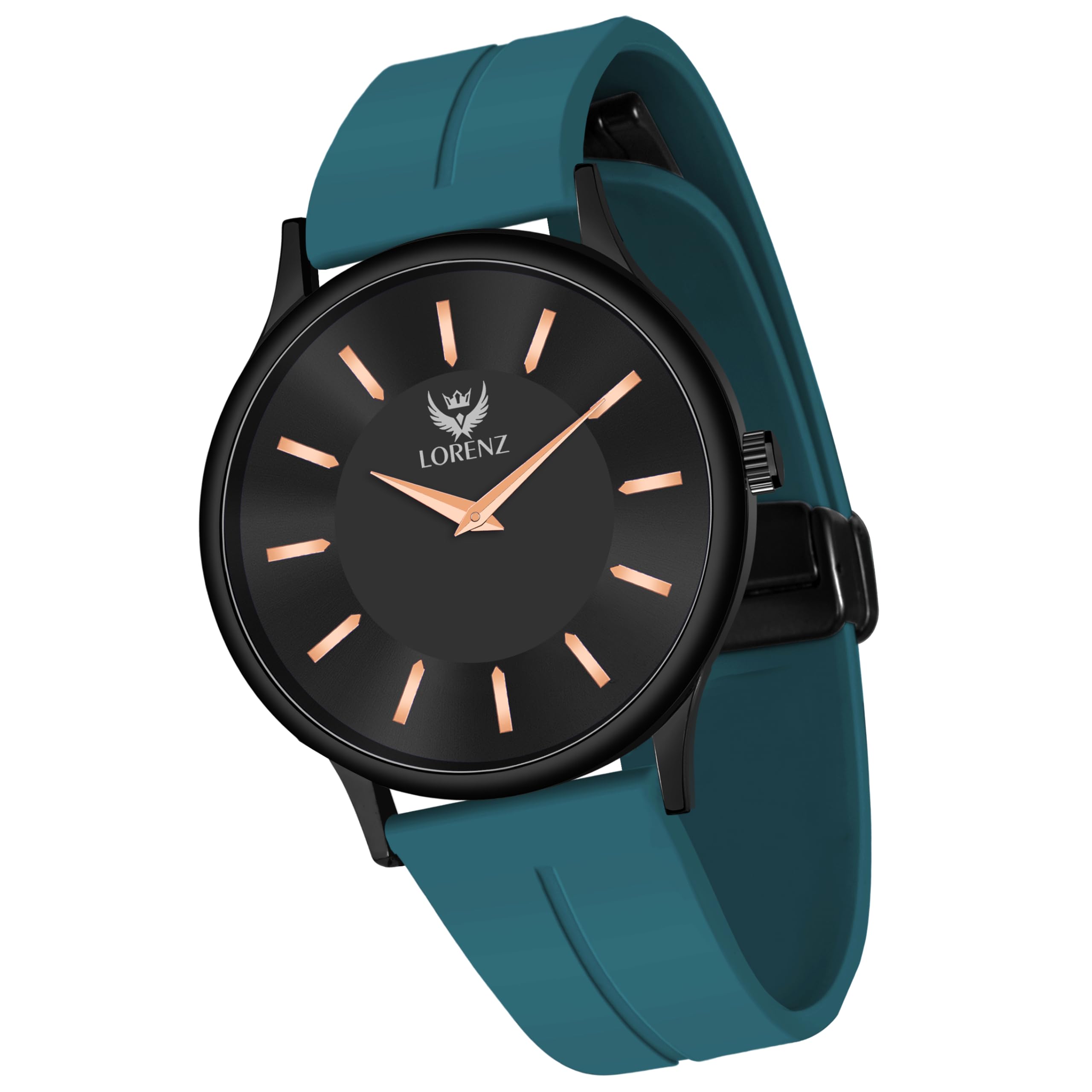 LORENZ Slim Case Analog Watch with Blue Magnetic Lock Strap|Watch for Men & Women| MK-4062R (B0CT3PBJ71) Amazon Price History, Amazon Price Tracker