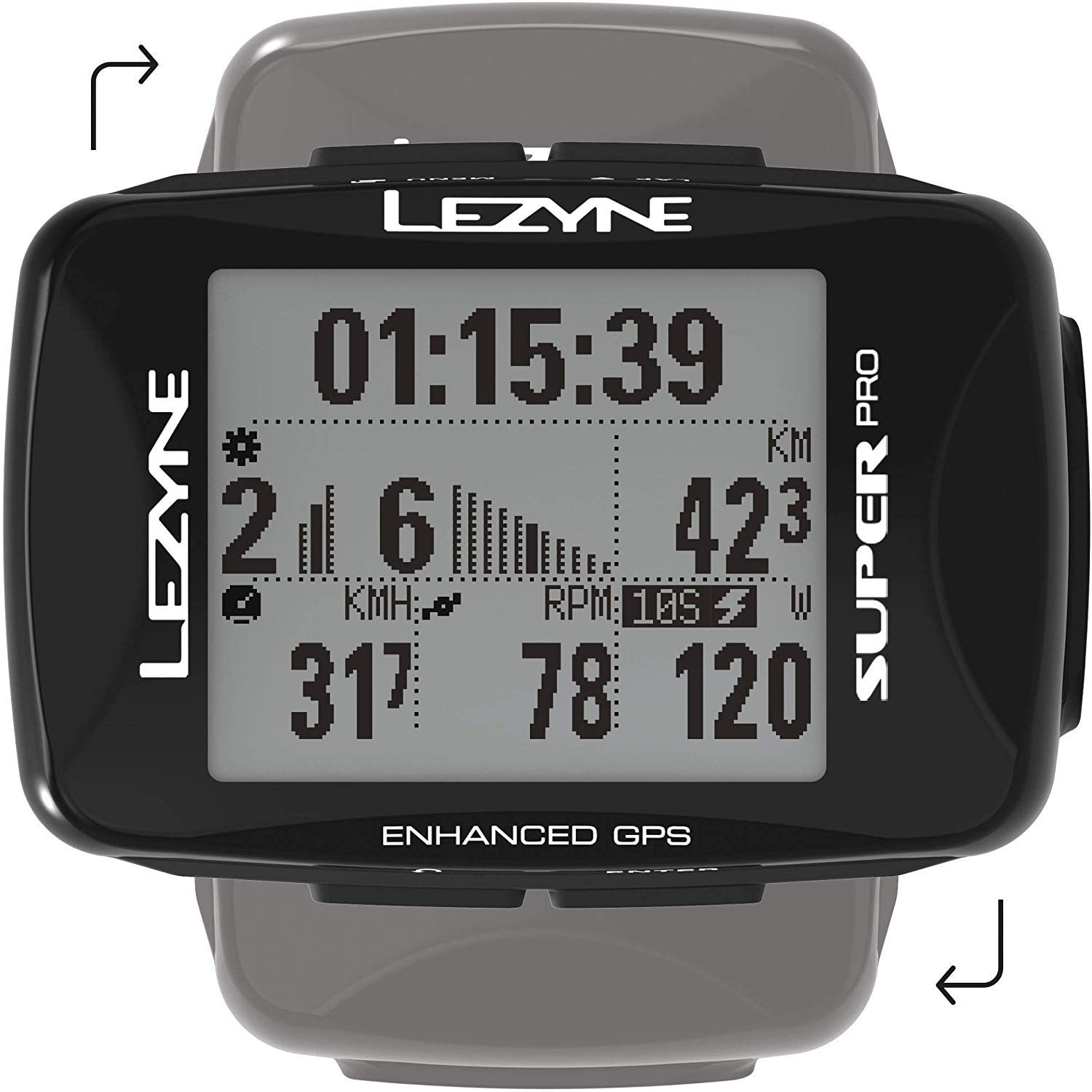 Amazon | LEZYNE スーパープロ GPS スマート搭載コンピュータ