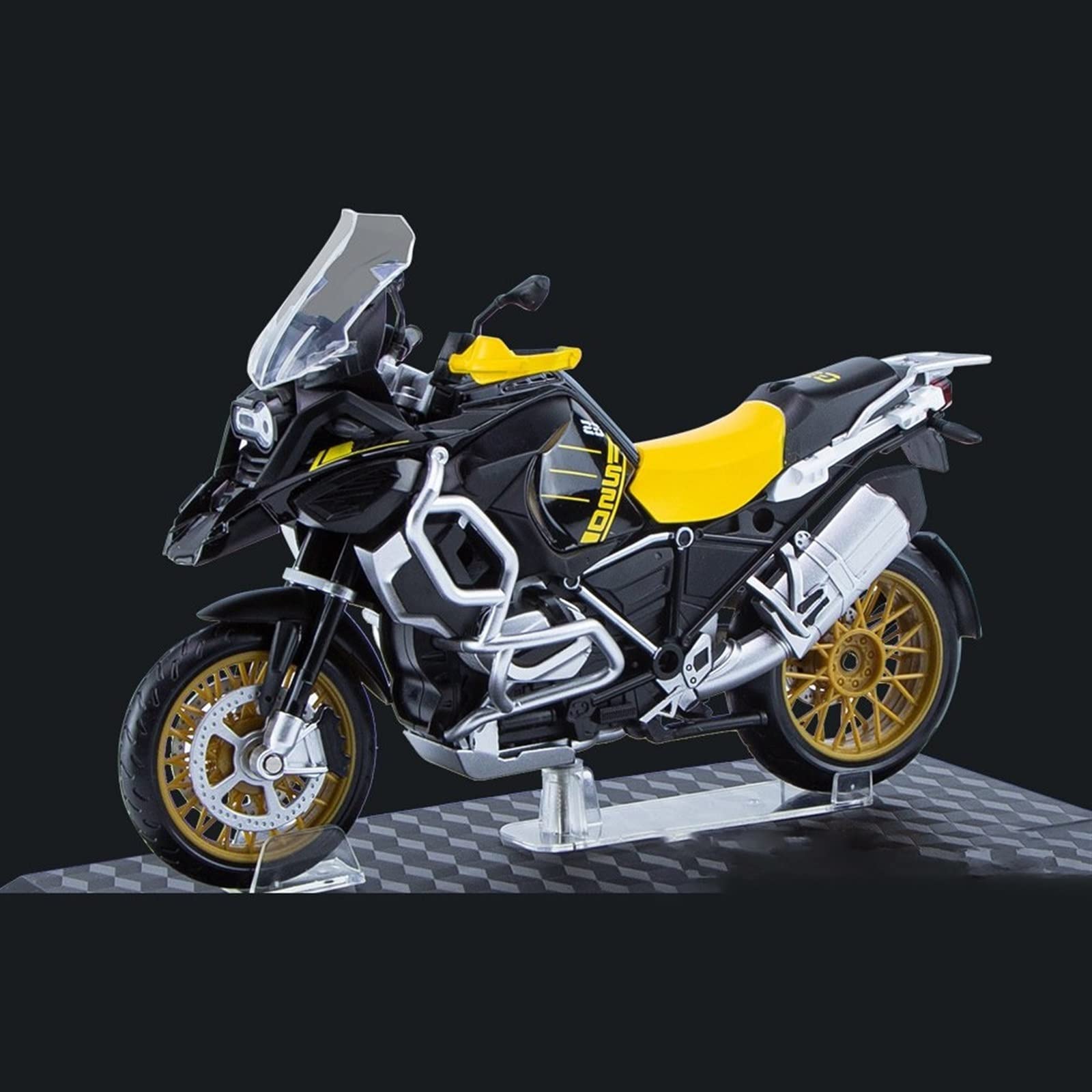 SEYXF Motorbike Toy for BMW R1250GS Alloy Simulation Motorcycle Birthday Gift Toys Collection 1/12