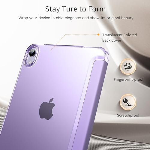 Miniatura 183 de MoKo Funda para iPad mini 7 (A17 Pro) Generation Case 2024, iPad mini 6 2021, funda delgada y ligera de 8.3 pulgadas de carcasa de policarbonato