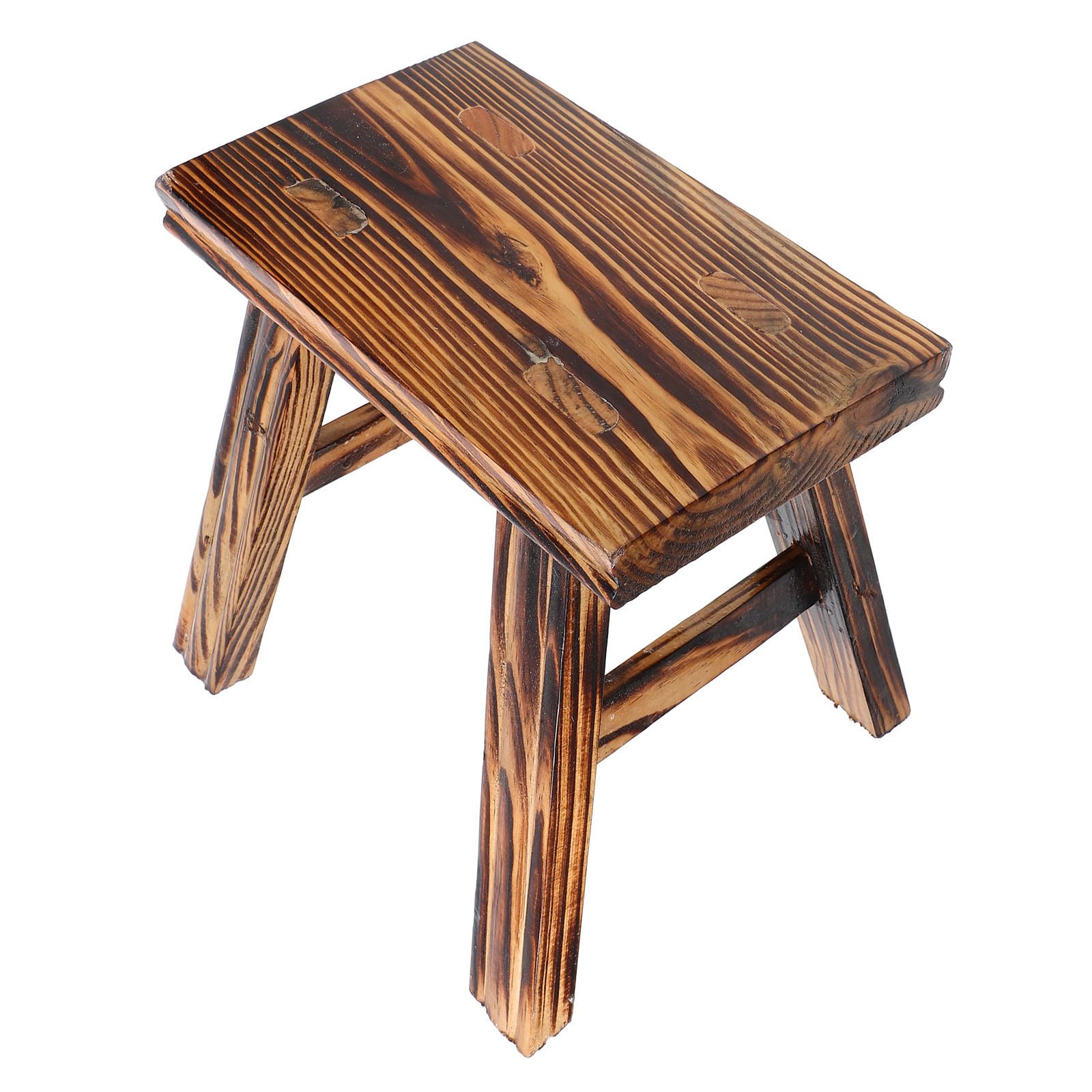 Taburete bajo Sosoport de madera maciza para el hogar