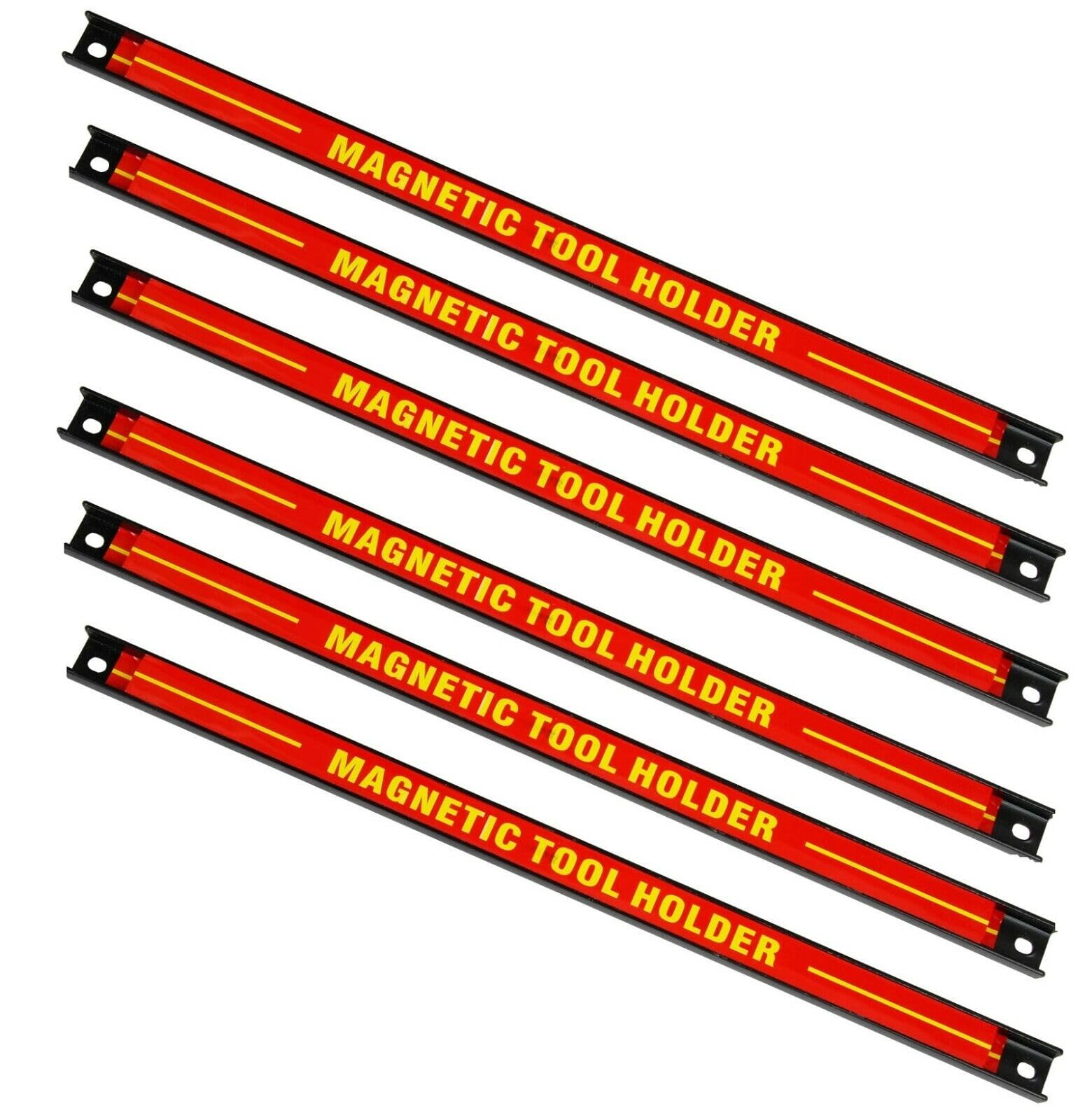 Verda 6X Magnetleiste 60cm Magnethalter Werkzeughalter Werkzeugleiste Wandmontage