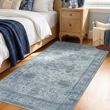 Homemate Washable Rug 3x5 Area Rugs - Vintage Rugs for Living Room