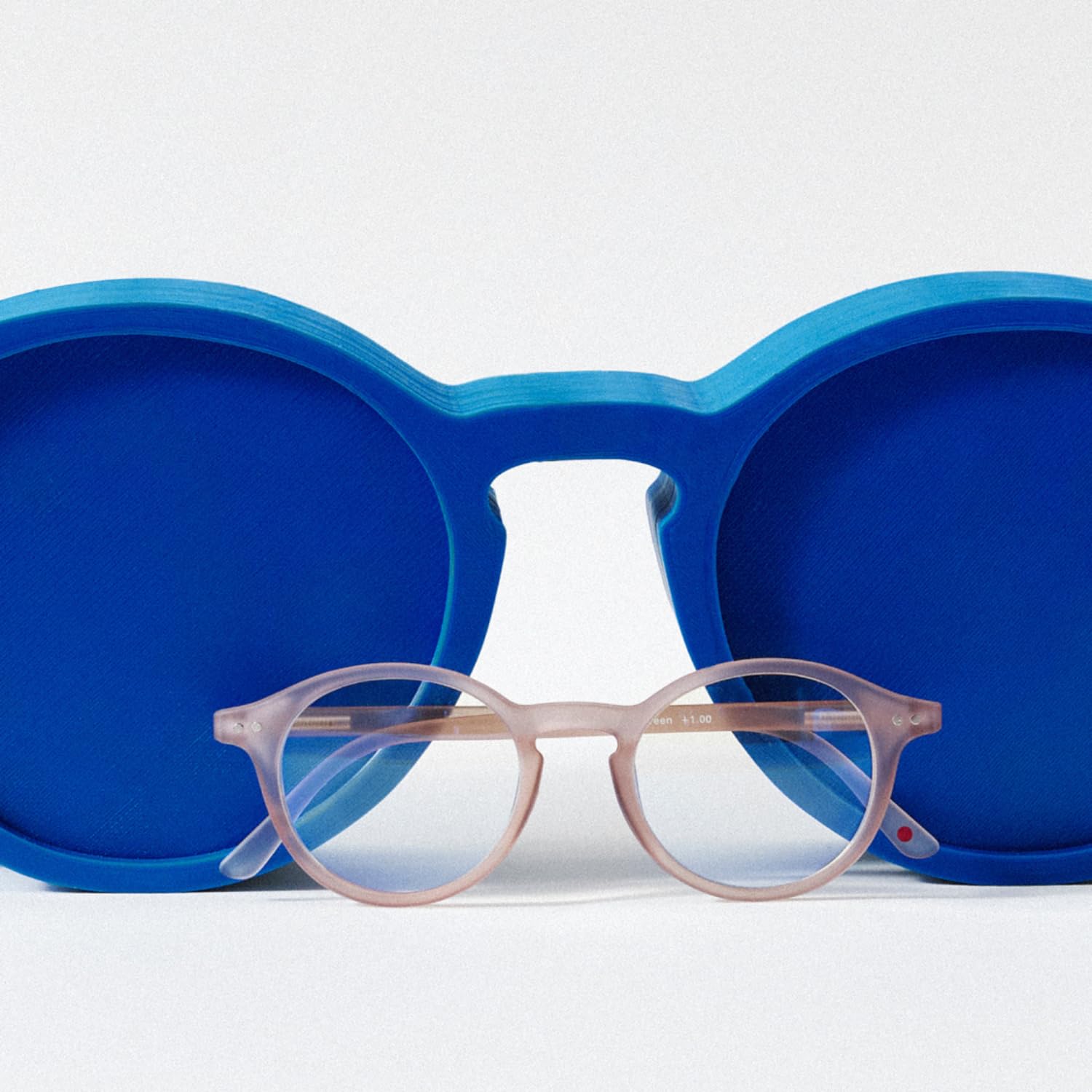 B+D, Lenti da lettura pre-graduate con luce blu, Modello Loop Readers, Colori assortiti, Unisex