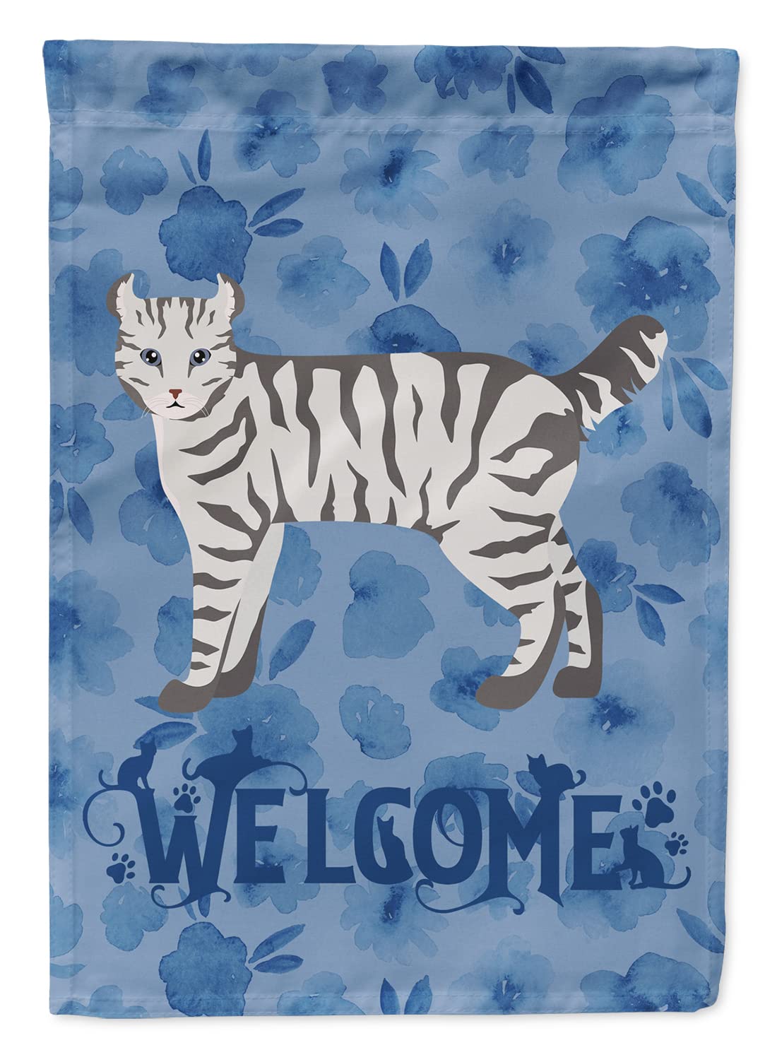Drapeau extérieur résistant aux UV chat Highlander Lynx grand format