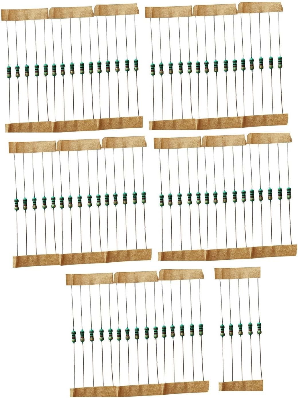 220 Ohm 1/4 Watt Resistor 5% Tolerance - Pack of 30