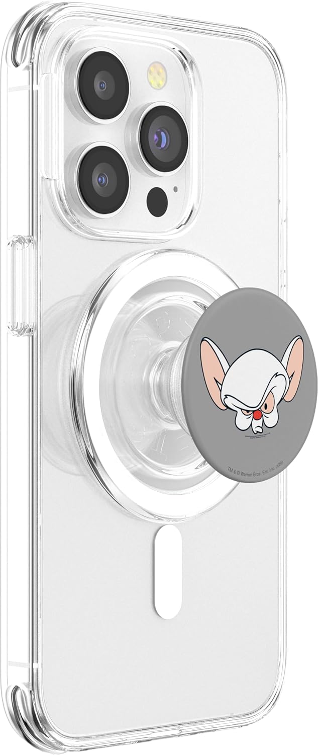 Pinky and the Brain Brain PopSockets MagSafe PopGrip for iPhone