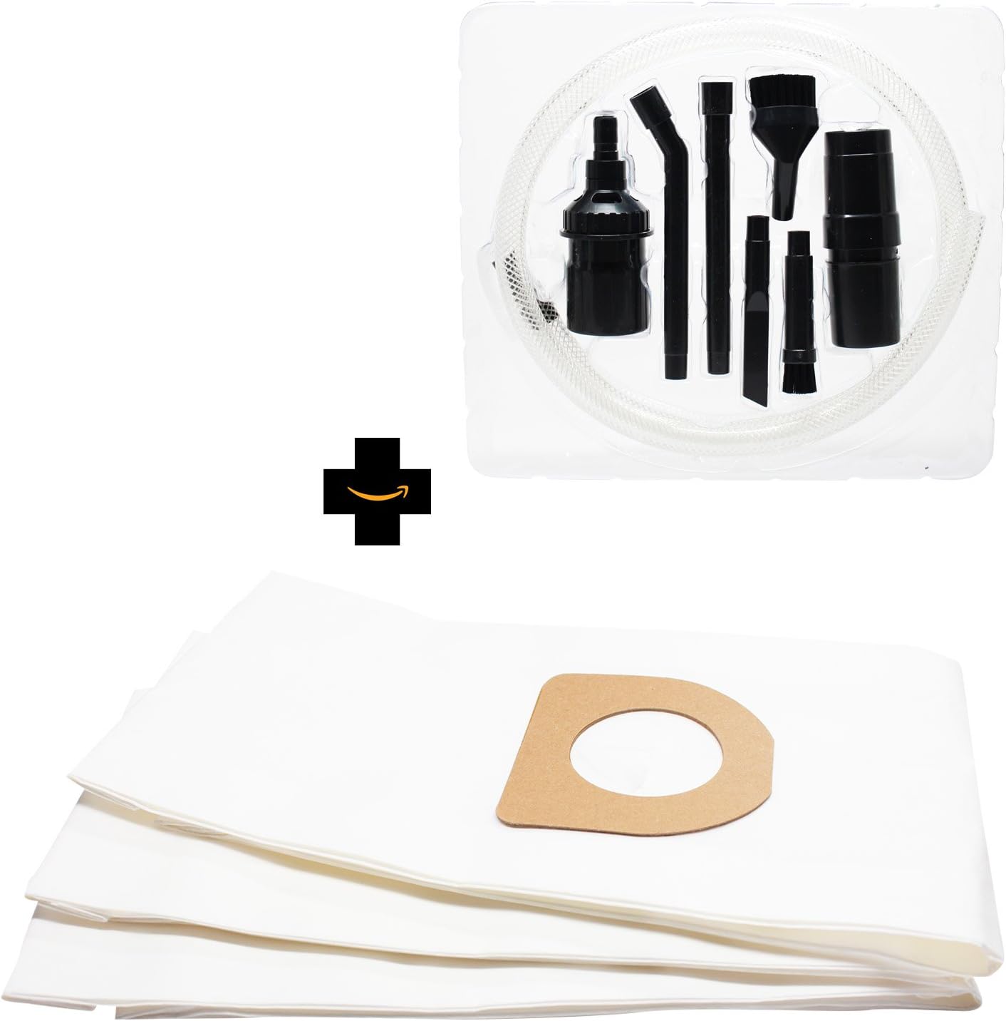 24 Replacement Type A Bags 4010001A with 1 Micro Vacuum Attachment Kit for Hoover, Bissell, Kenmore, Singer - Compatible with Hoover Tempo, Hoover Elite, Hoover Constellation, Hoover Sprint, Hoover Runabout, Hoover Concept One, Hoover Soft and Light, Hoover Decade 80, Hoover PowerMAX, Hoover Futura, Hoover Legacy, Hoover Type A, Hoover Concept Two, Hoover Encore, Hoover Preferred, Hoover Decade 800