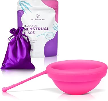 Ecoblossom Menstrual Disc, Reusable Period Disc, Replaces Menstrual Cups