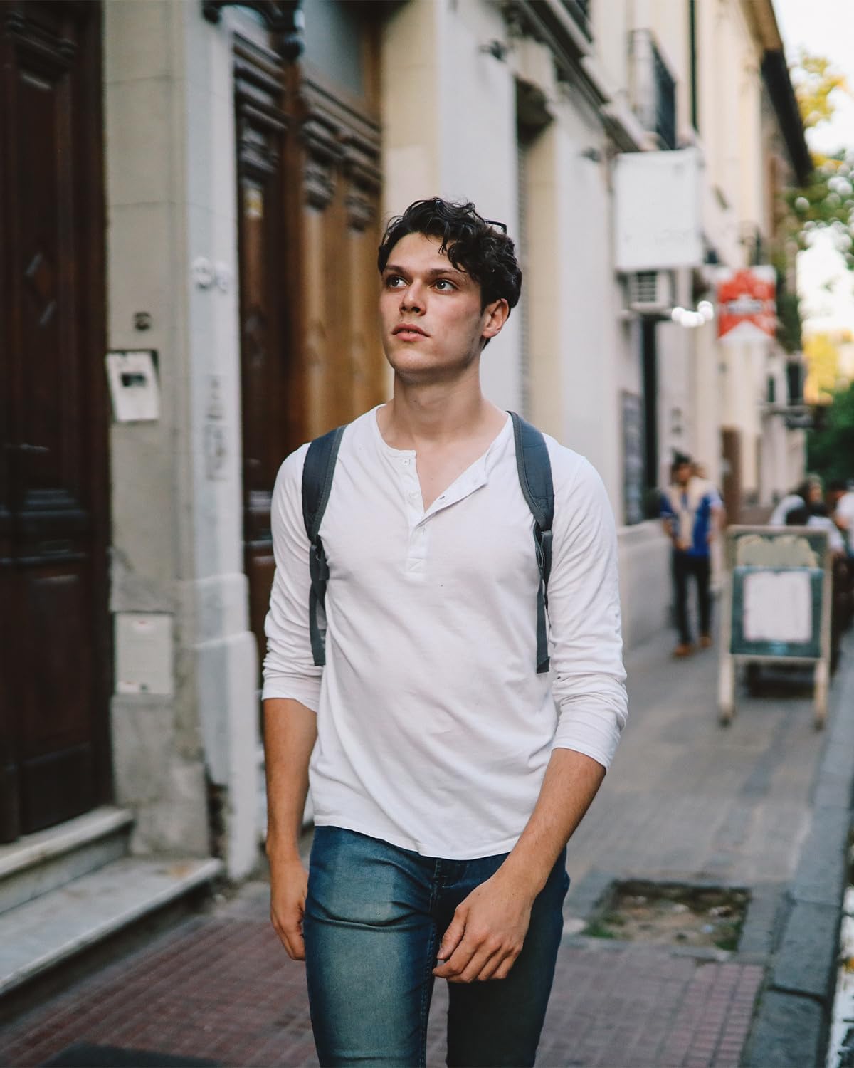 Liloak 4Pack Mens Henley T-Shirts,Multipack Henley Short Sleeve Shirts,3 Button Tee Shirts Multi Color,Classic Casual T Pack - Image 3