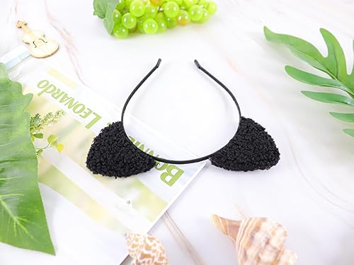 Miniatura 6 de Bonnie Z. Leonardo Diadema acolchada con orejas de gato con orejas de gato, color negro