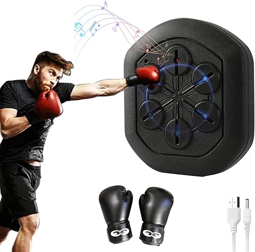 Miniatura 1 de Ribanedy Entrenamiento electrónico inteligente de agilidad entrenamiento digital de boxeo para pared boxeo máquina de entrenamiento de boxeo montaje