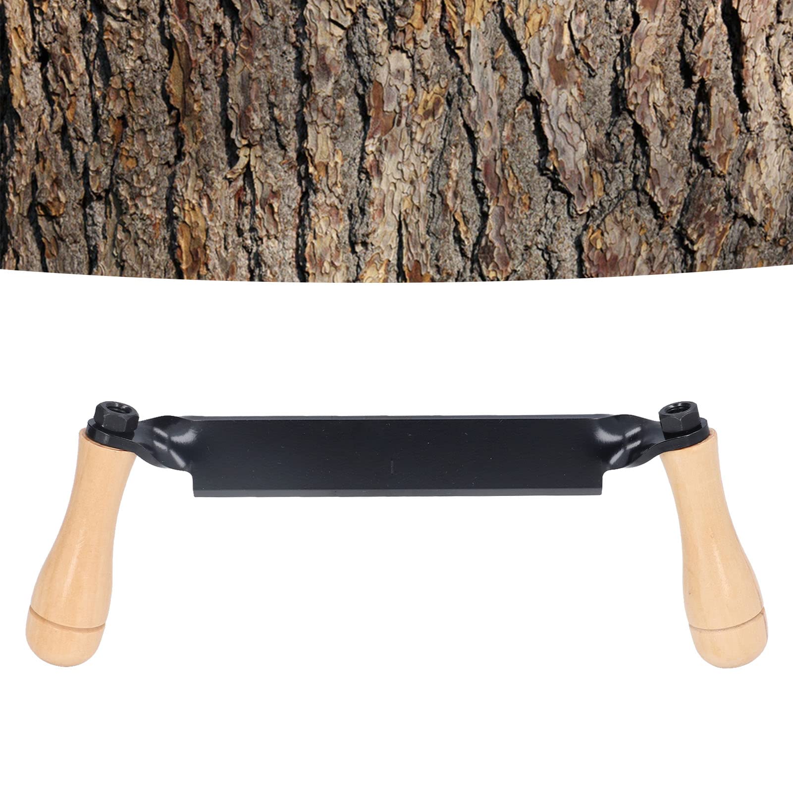 Gerades Ziehmesser Straight Draw Shave Tool Holzbearbeitungs-Ziehmesser 10in mit Ergonomischem Holzgriff