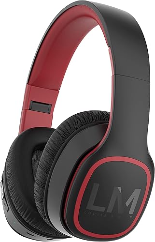 Miniatura 10 de Louise & Mann - Auriculares inalámbricos sobre la oreja, auriculares Bluetooth 5.3, plegables y ligeros con orejeras de espuma viscoelástica suave,