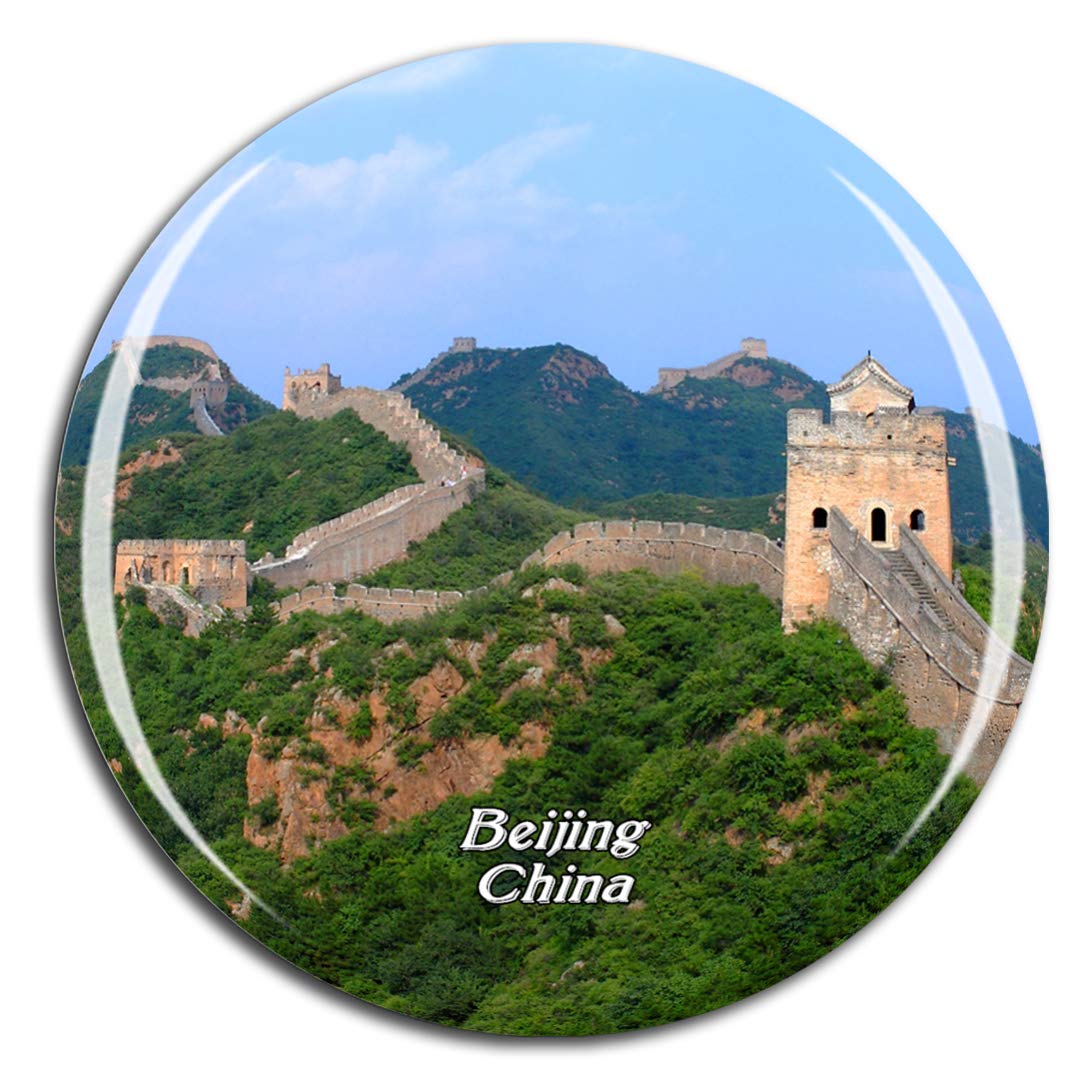 Weekino China Great Wall Beijing Fridge Magnet 3D Crystal Glass Tourist City Travel Souvenir Collection Gift Strong Refrigerator Sticker