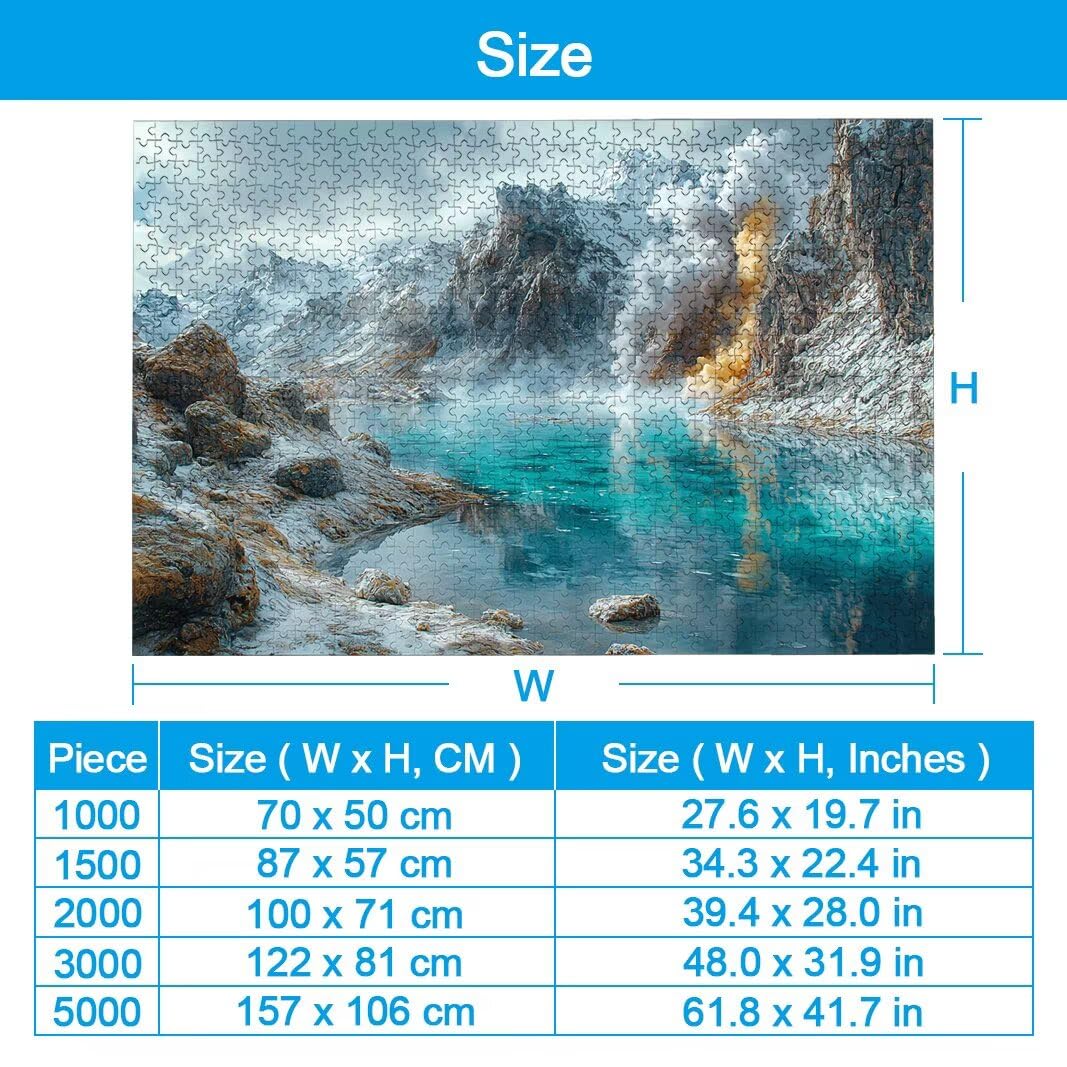 Puzzle Nature, Puzzle 1000 Pièces Adultes, Puzzles pour Décor Murale -2961