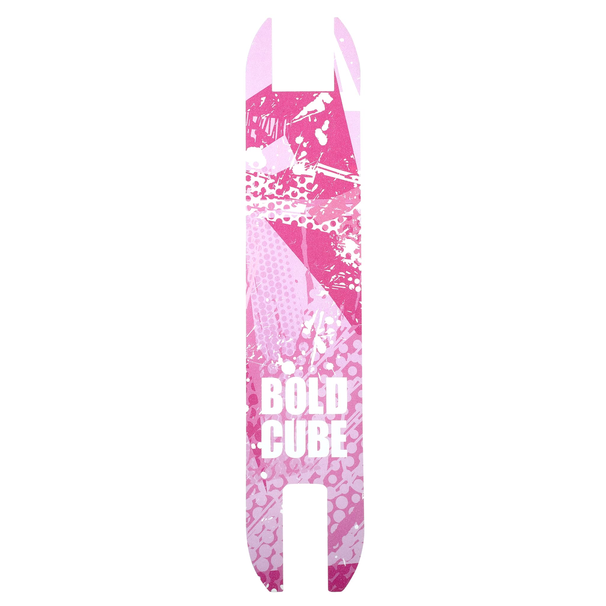 BOLDCUBE Grip Tape Stunt Scooter & 2 Wheel Scooter - Self Adhesive Bubble Free Water Resistant Sandpaper - Replacement Grip Fits Most 2 Wheel Scooters (Pink Spots)