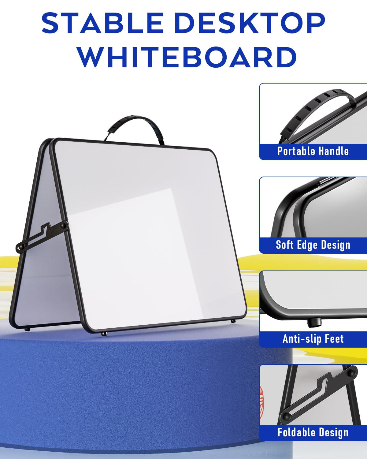 Nicpro Tableau Blanc Effaçable à Sec A3 - Double Face - 30,5 X 40,6 C