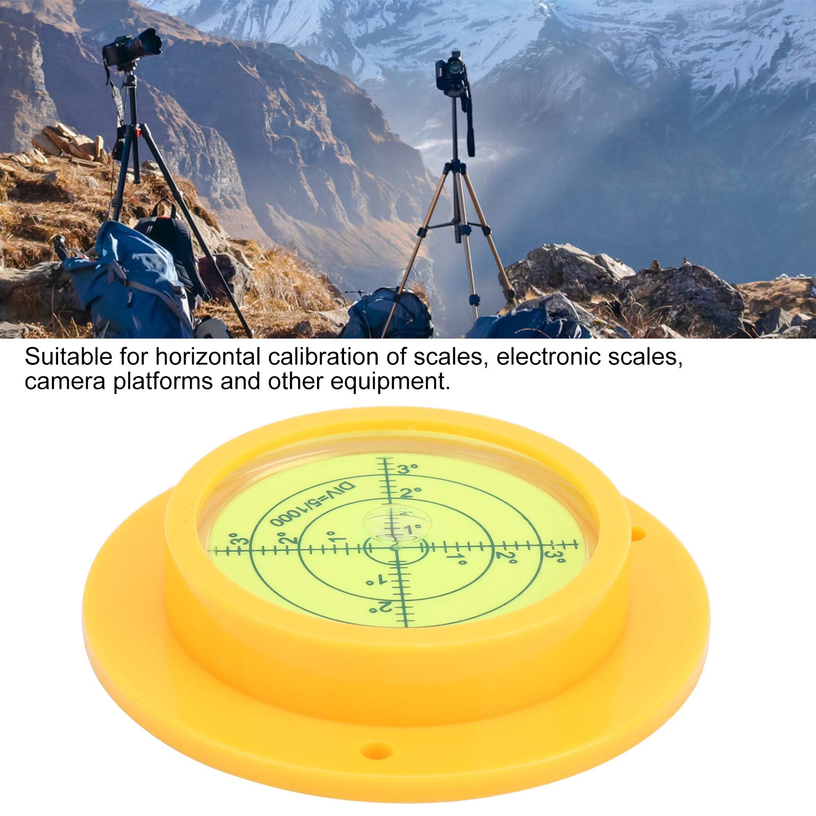 Livella A Bolla Orizzontale Compatta In ABS E Acrilico, Di Precisione, Per Bilance E Fotocamere - 5