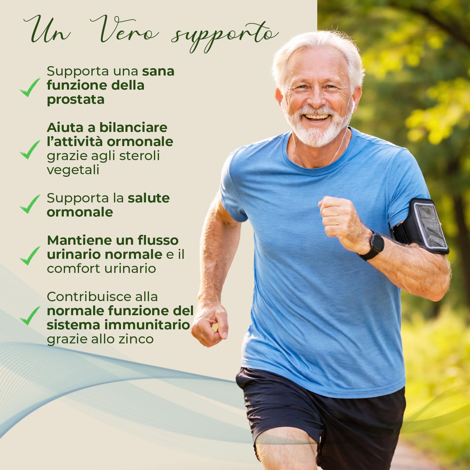 AP PLUS Prostalife – Integratore Prostata Uomo per il Benessere Urinario, Serenoa Repens, Ortica, Pygeum Africanum, Beta Sitosteroli | 90 Compresse