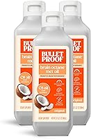 Vista 1 de Bulletproof Brain Octane C8 Aceite MCT, 32 onzas (paquete de 3), suplemento Keto para energía sostenida y apoyo al antojo