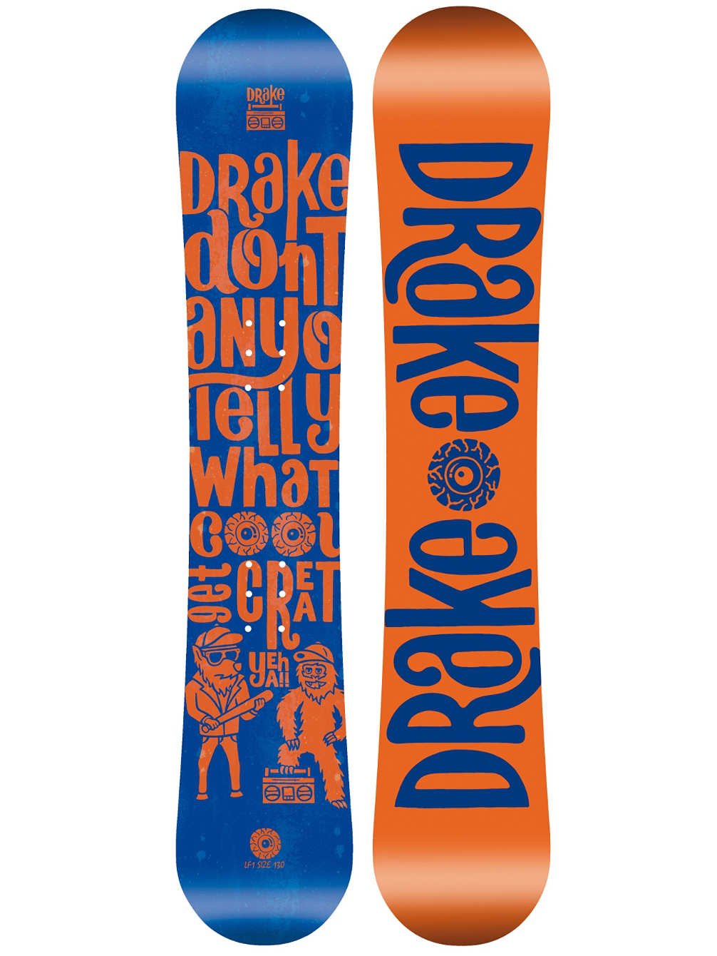 Drake Kinder Freestyle Snowboard Lf 120