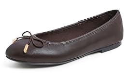 Women&apos;s Soft Cushion Comfort Round Toe Metal Trim Fashion Ballet Flats Walking Shoes