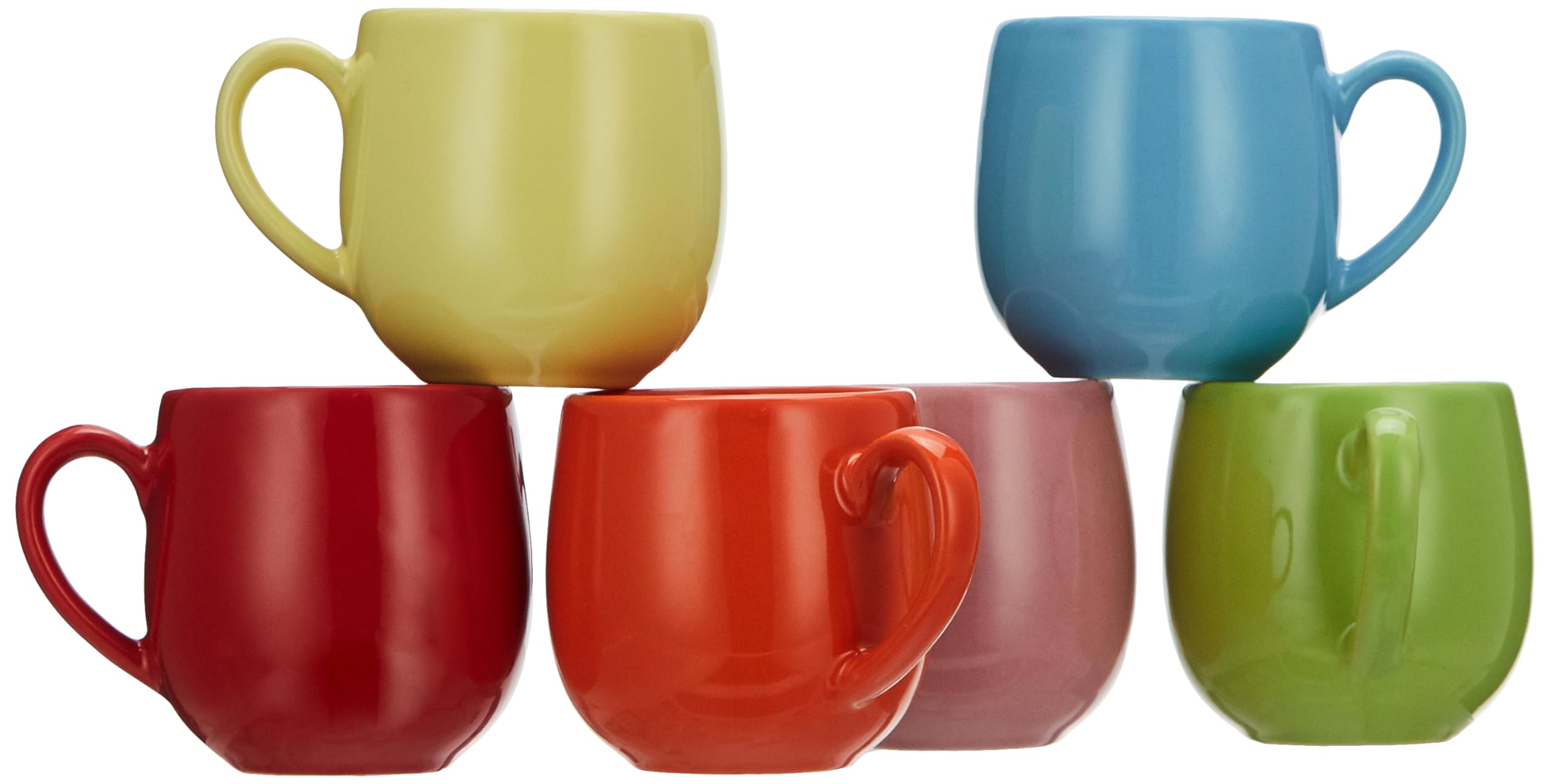 Amazon Brand - Solimo Ceramic Coffee Mugs | 100% Food Grade | Microwave Safe (180 ml, Set of 6, Multicolour) (B0CYH68619) Amazon Price History, Amazon Price Tracker