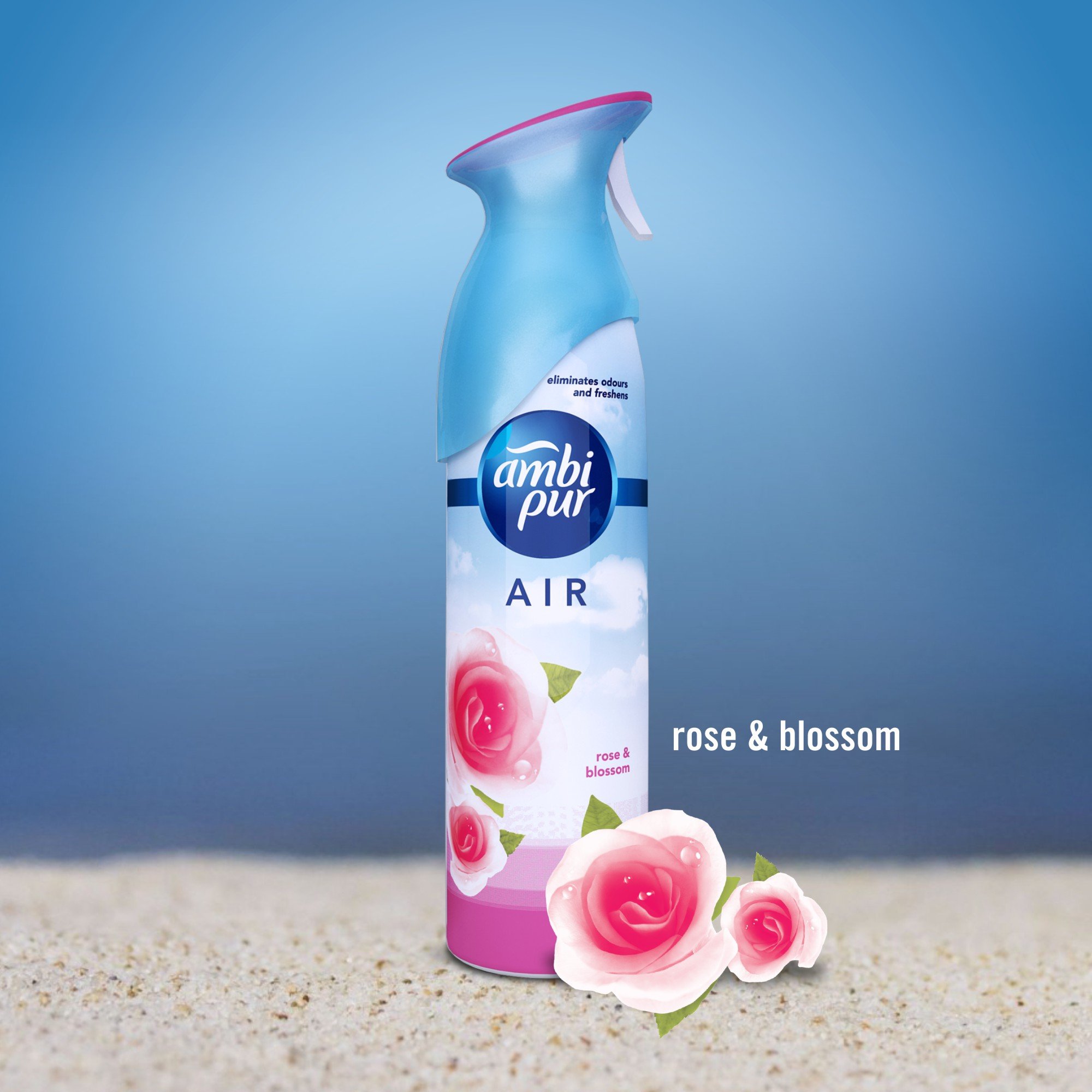 Ambi Pur Air Freshener Rose & Blossom - 275 ml, Spray 2