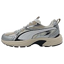 Puma Milenio Tech_Sneaker Unisex, Bianco Caldo Puma Bianco Puma Argento, 46 EU