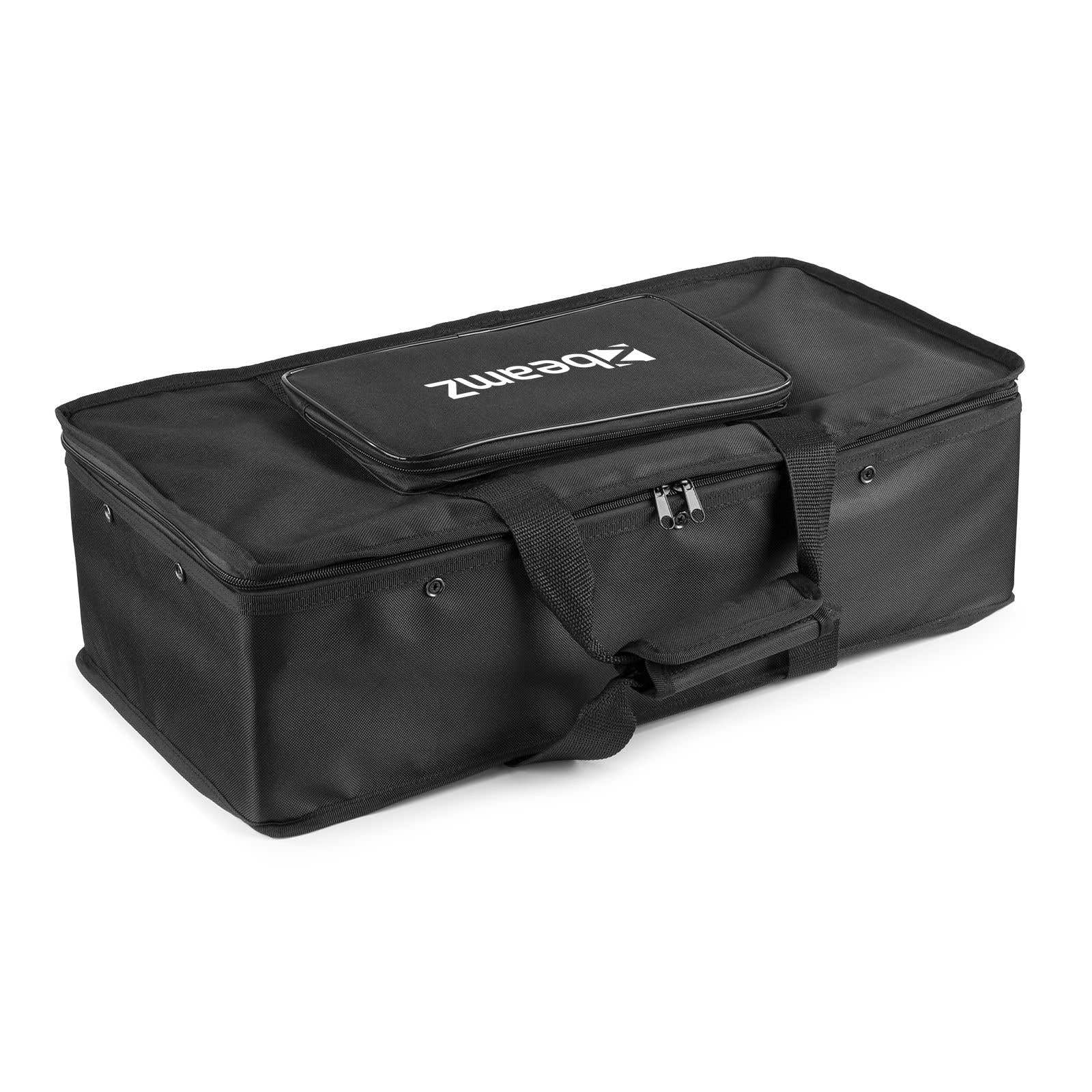 BeamZ AC420 Valise Souple pour 8 Projecteurs par LED RGBW BBP44 - Noir, Pratique et Résistante, 8 Compartiments Individuels pour Une Meilleure Protection, Idéal pour Le Transport de Vos Projecteurs